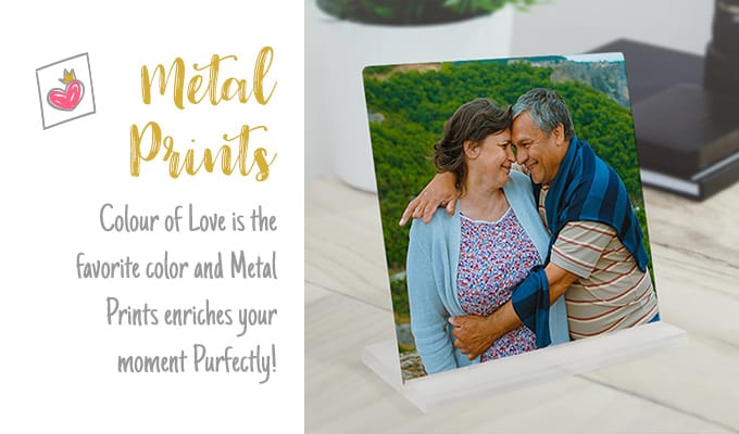 Metal Prints - Colour of Love is the favorite color and Metal Prints enriches your moment Purfectly!