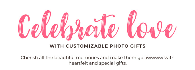 Celebrate love cherishing all the beautiful memories and make them go awwww with heartfelt and special gifts.