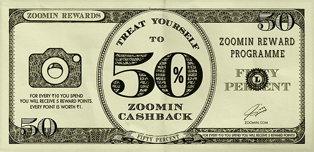 50% Zoomin Cashback