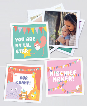 Baby Themed Square Prints