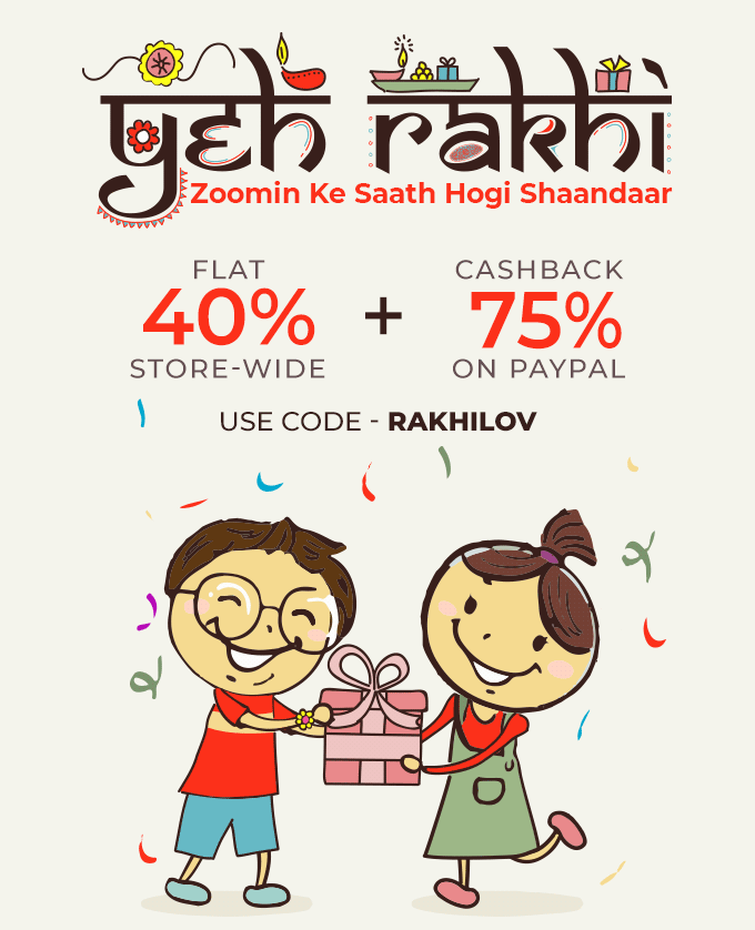 Get FLAT 40% off store-wide + 75% Cashback on Paypal. Use Code- RAKHILOV