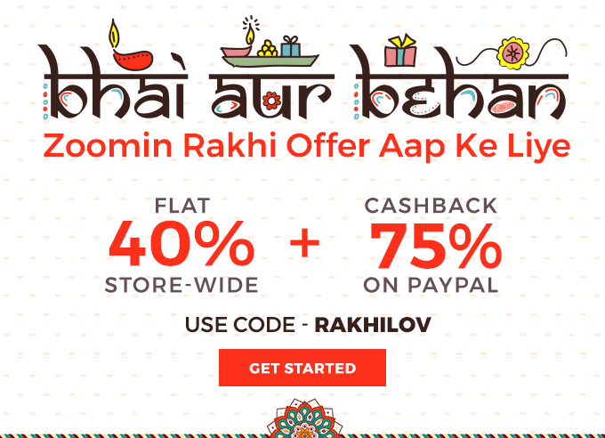 Get FLAT 40% off store-wide + 75% Cashback on Paypal. Use Code- RAKHILOV