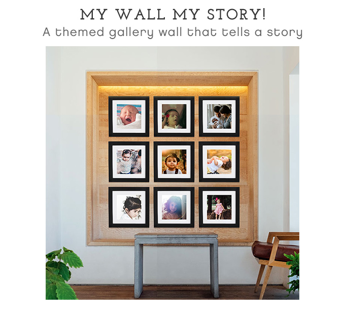My Wall My Story! A themed gallery wall that tells a story