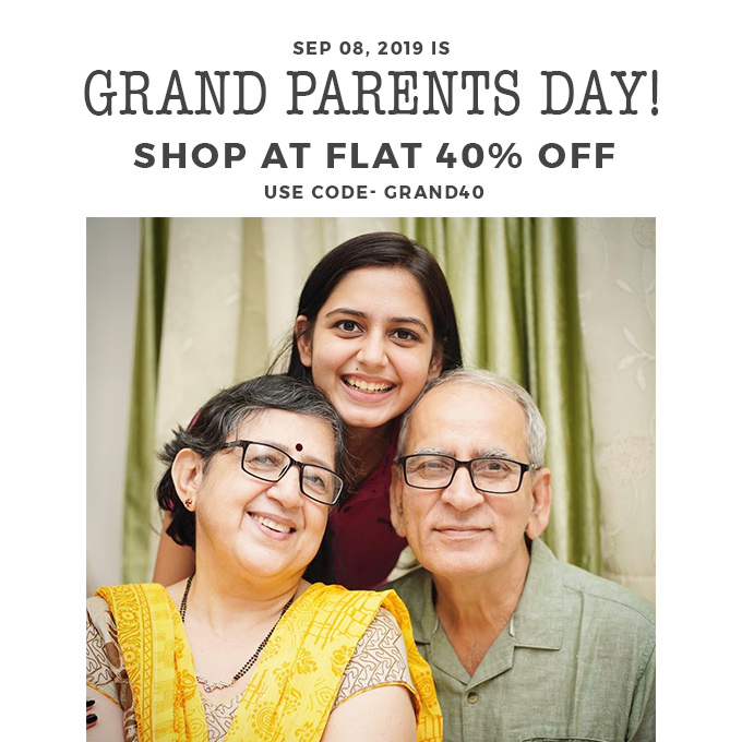 Shop at FLAT 20% Off.  Use Code- GRAND40